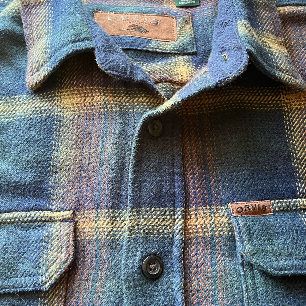 Men’s Orvis Heavy Flannel Shirt